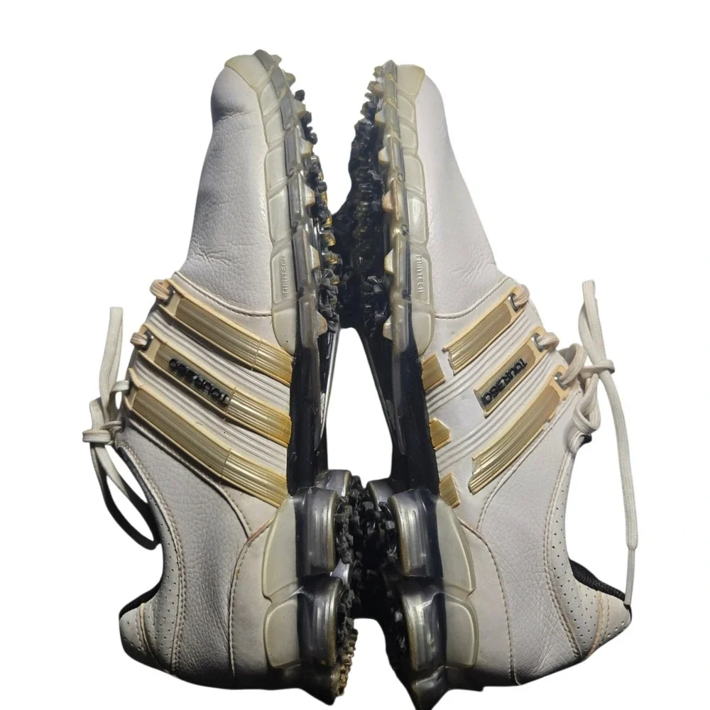 Adidas Tour 360 ATV M1 Golf Shoes Mens Size 11 White Leather Q46877